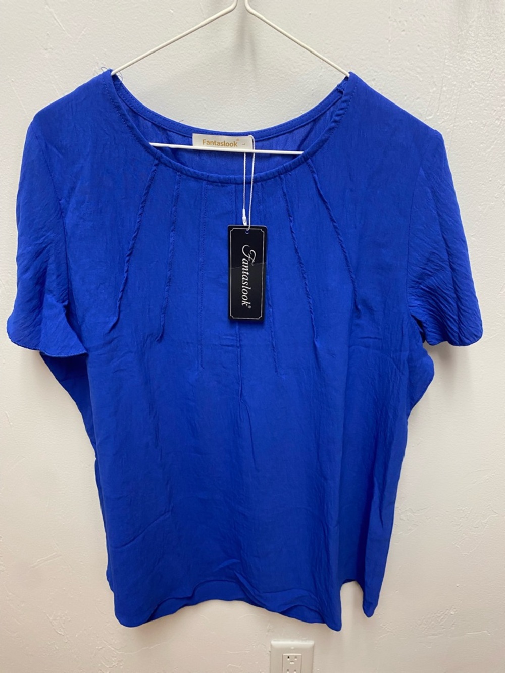 Fantaslook Women’s Short Sleeve Pull Over Top